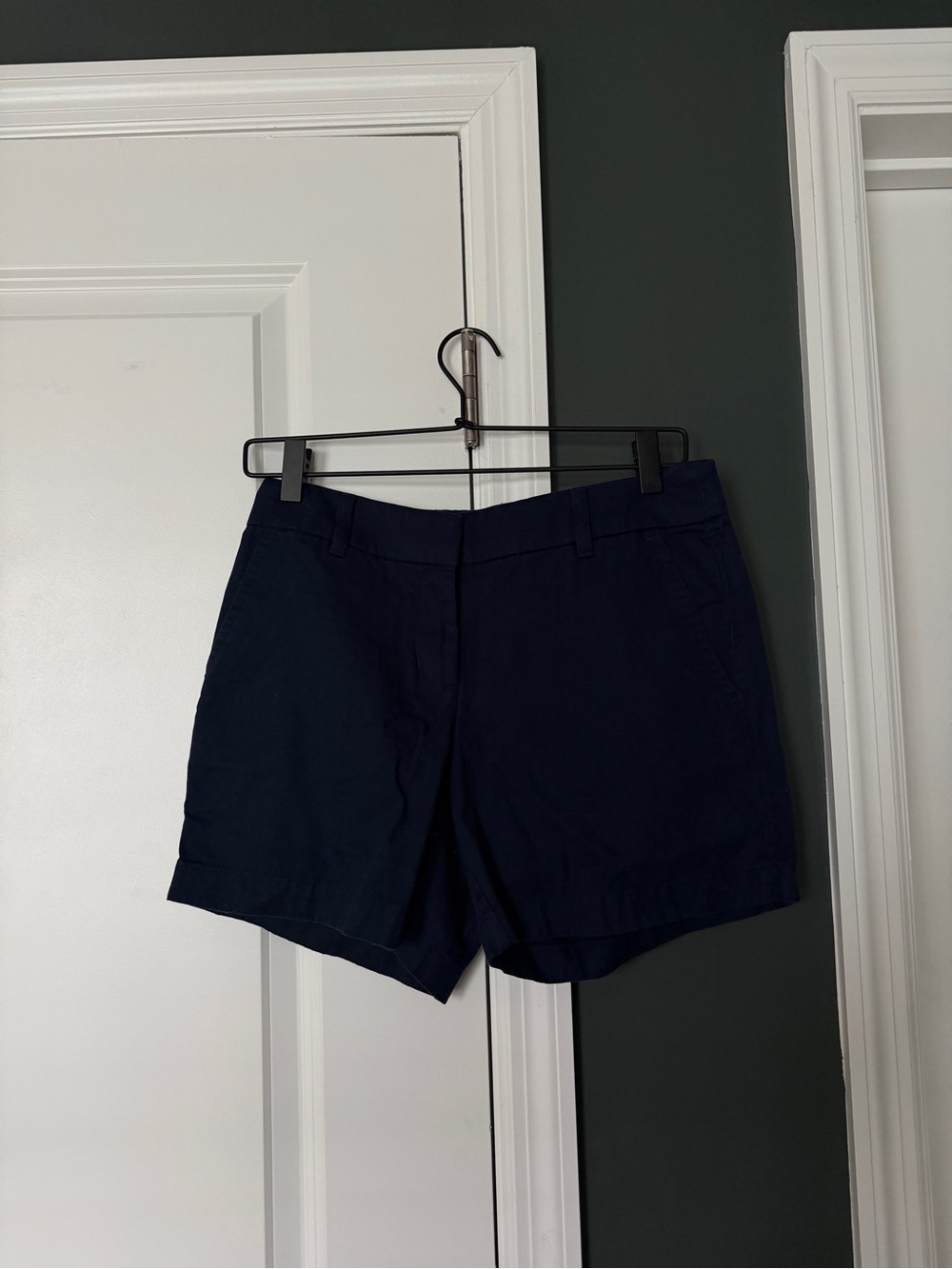 J. Crew Navy Cotton Chino Shorts